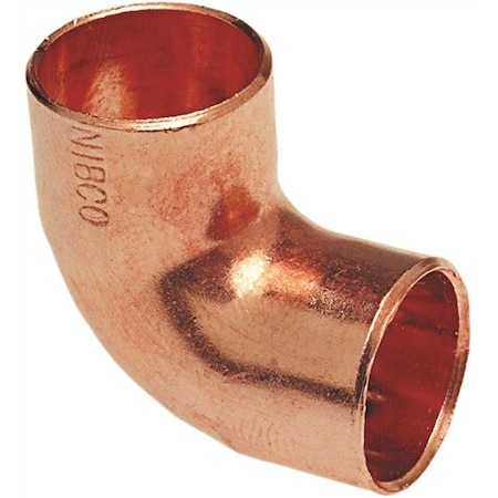 Nibco 3/8 in. Copper Pressure Cup x Cup 90 Degree Elbow Fitting I60738